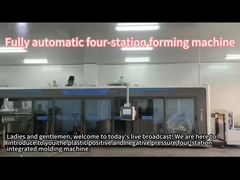 ماشين چهار ایستگاهي براي ساخت جعبه هاي پلاستیکي ميوه اي