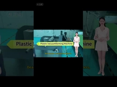 از دستگاه کاملاً اتوماتیک ساخت سینی پلاستیکی استفاده شد.