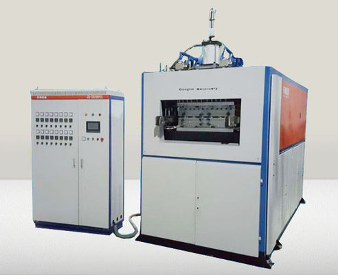 PLC خلاء پلاستیک ترموورفومینگ ماشین برای مواد تخریب پذیر حداکثر عمق شکل 180mm