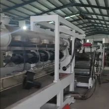 33 1 پیچ پلاستیک ورق ماشین اکسترویدر با سیستم کنترل PLC و مرطوب کننده اکستروژن سفارشی