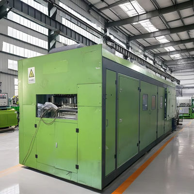 120KW سه ایستگاه ماشین قالب بندی خلاء برای حداکثر سرعت قالب بندی 5-20 بار / دقیقه