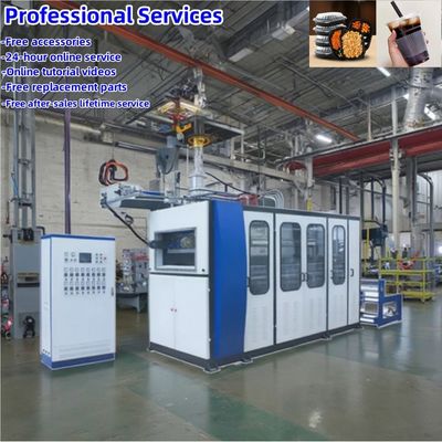 دستگاه ساخت فنجان های پلاستیکی شفاف و یکبار مصرف استفاده شده
