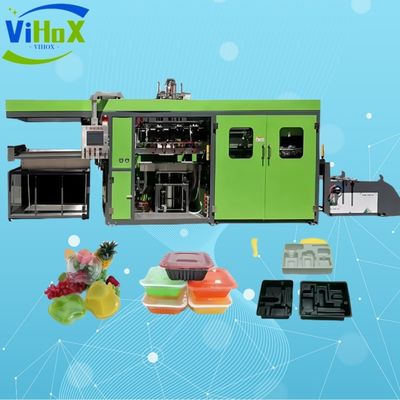 دستگاه تولید جعبه کیک پلاستیکی تمام اتوماتیک ماشین آلات تولید جعبه ناهار پلاستیکی