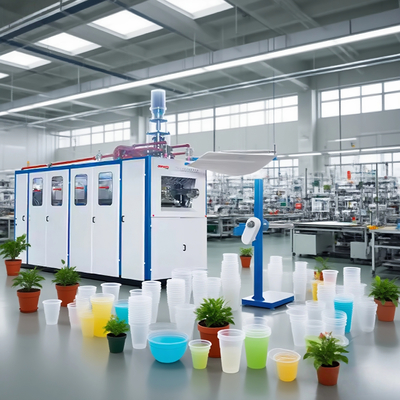 دستگاه ترموفرمیشن پلاستیکی PLC برای جعبه ها و کاسه های ناهار