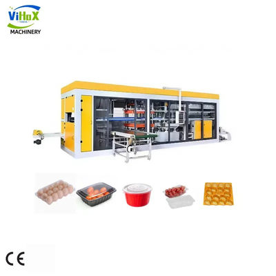 دستگاه تولید سینی پلاستیکی دست دوم دارای گواهی CE، کارخانه حسابرسی شده، تامین کننده طلایی با پشتیبانی قابل تنظیم برای PET، PP، PE، PS